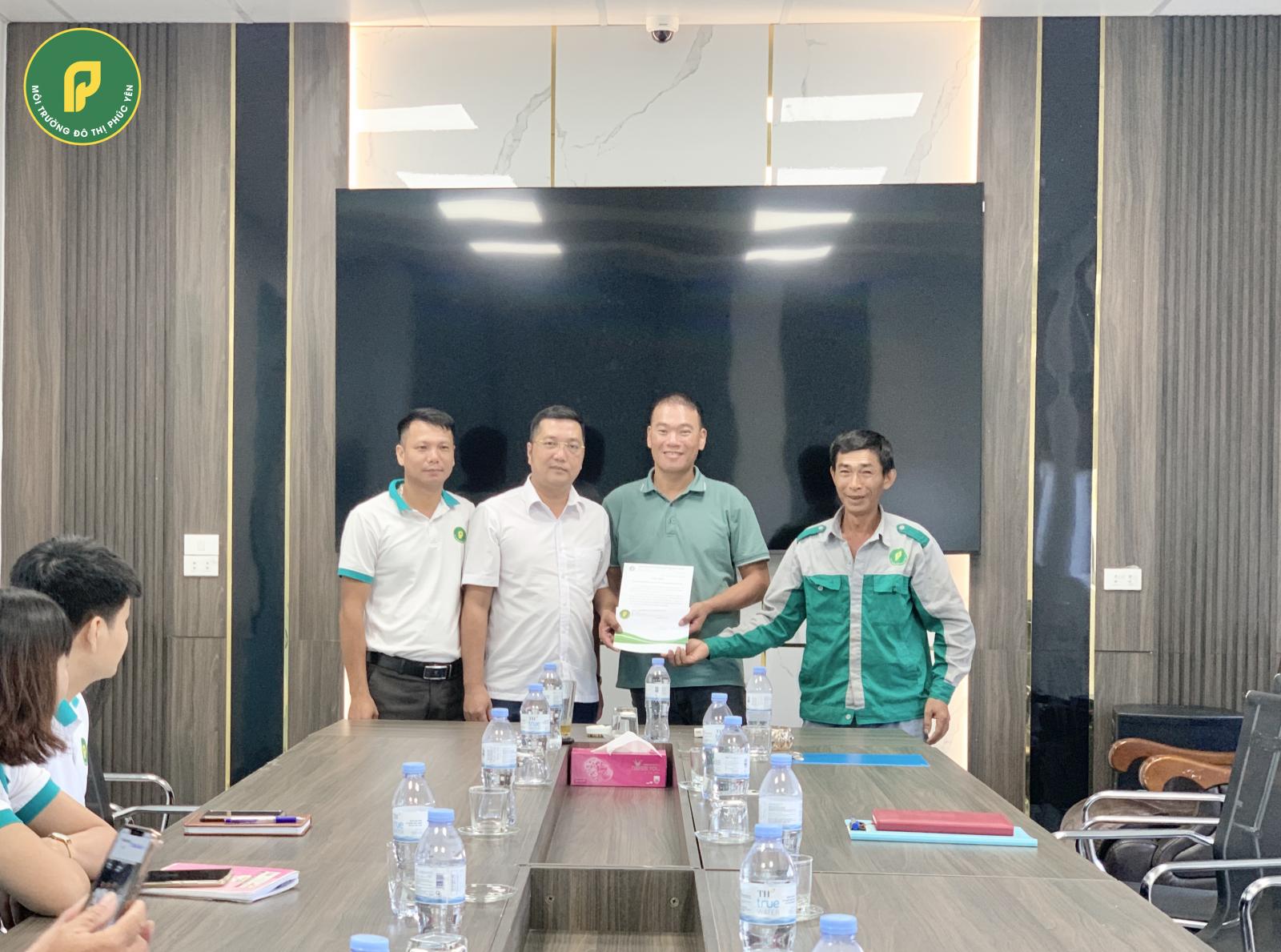 CHỦ TỊCH HỘI ĐỒNG QUẢN TRỊ GỬI THƯ KHEN TỚI CBCNV CÓ THÀNH TÍCH TRONG LAO ĐỘNG SẢN XUẤT